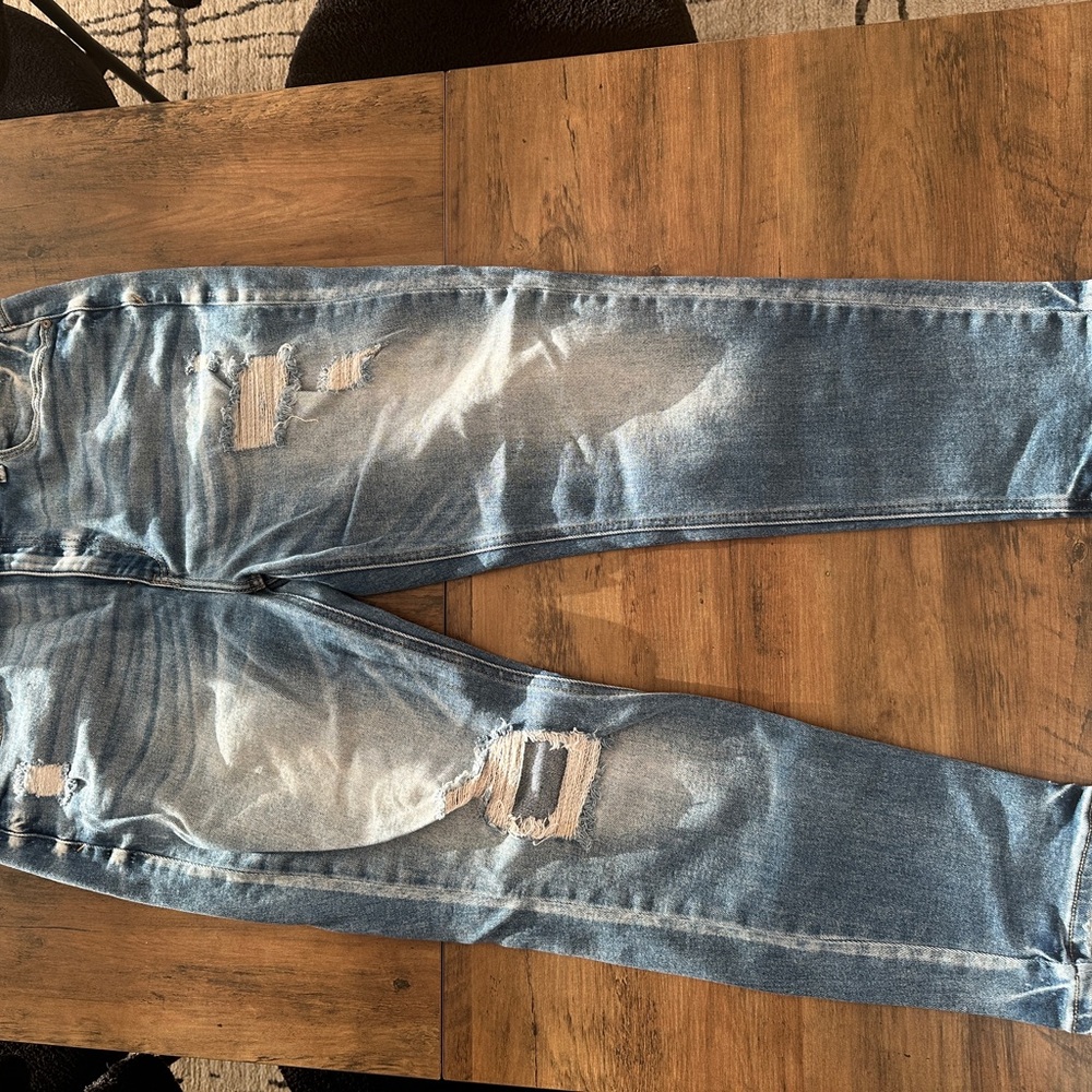 KanCan Light Blue Distressed Slim Jeans